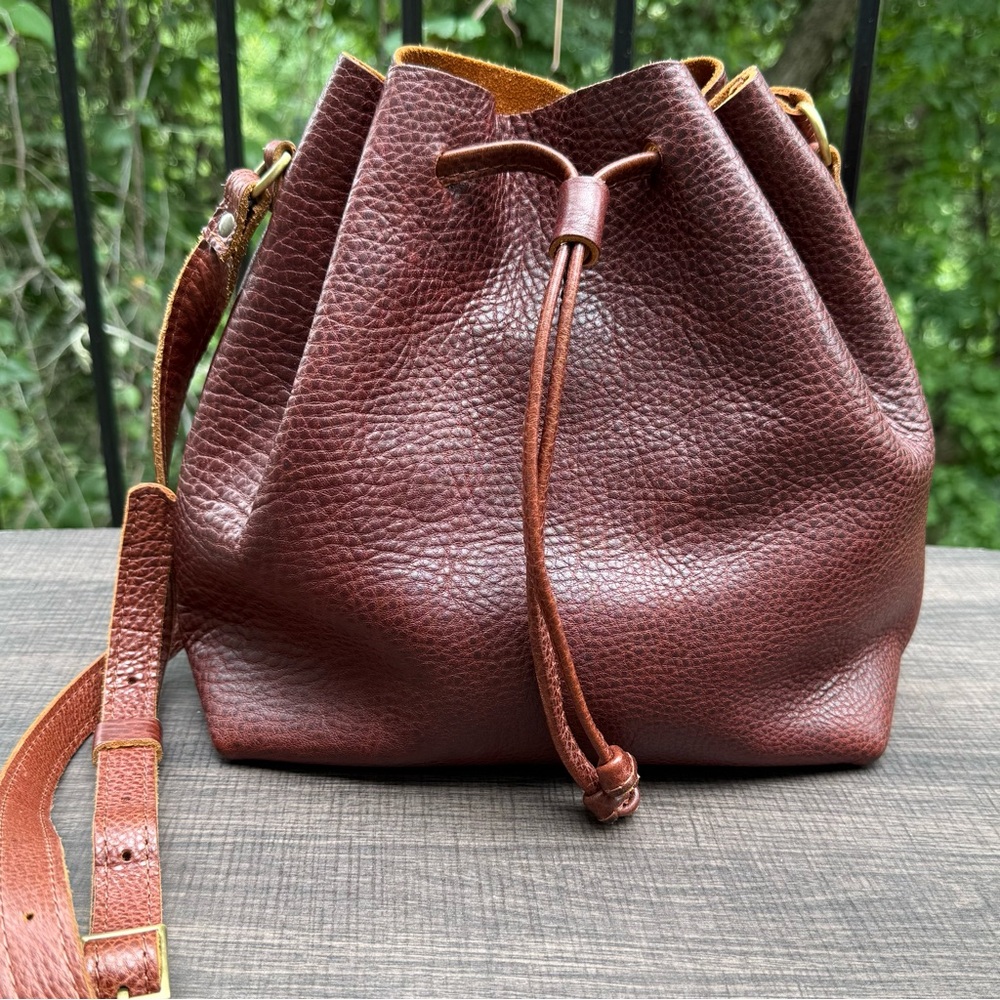 Portland Leather Goods Bucket Bag - Large